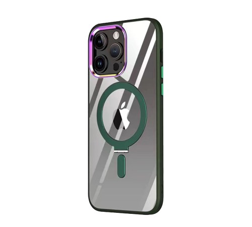 iPhone 13 Pro Kılıf Mudo Magneticsafe Standlı Kapak - Köknar Yeşili iPhone 13 Pro Kılıf Mudo Magneticsafe Standlı Kapak - Köknar Yeşili