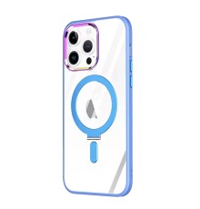 iPhone 13 Pro Kılıf Mudo Magneticsafe Standlı Kapak - Sierra Blue