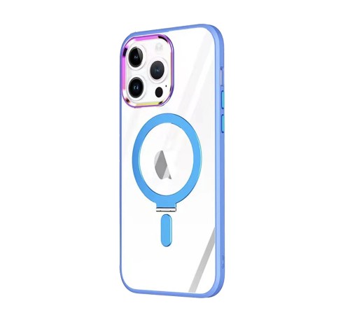 iPhone 13 Pro Kılıf Mudo Magneticsafe Standlı Kapak - Sierra Blue iPhone 13 Pro Kılıf Mudo Magneticsafe Standlı Kapak - Sierra Blue
