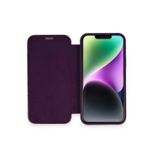 iPhone 11 Kılıf Dolpin Kapaklı - Derin Mor