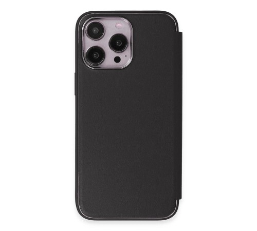 iPhone 13 Pro Max Kılıf Dolpin Kapaklı - Siyah iPhone 13 Pro Max Kılıf Dolpin Kapaklı - Siyah
