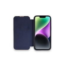 iPhone 13 Pro Max Kılıf Dolpin Kapaklı - Lacivert