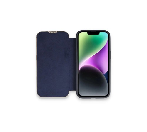 iPhone 13 Pro Max Kılıf Dolpin Kapaklı - Lacivert iPhone 13 Pro Max Kılıf Dolpin Kapaklı - Lacivert