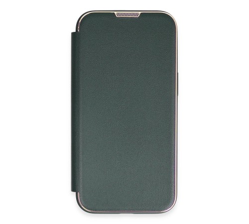 iPhone 13 Pro Max Kılıf Dolpin Kapaklı - Koyu Yeşil iPhone 13 Pro Max Kılıf Dolpin Kapaklı - Koyu Yeşil