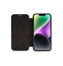 iPhone 12 Kılıf Dolpin Kapaklı - Siyah