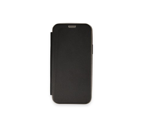 iPhone 12 Kılıf Dolpin Kapaklı - Siyah iPhone 12 Kılıf Dolpin Kapaklı - Siyah