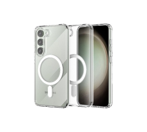Samsung Galaxy S23 Plus Kılıf Magneticsafe Şeffaf Silikon - Şeffaf Samsung Galaxy S23 Plus Kılıf Magneticsafe Şeffaf Silikon - Şeffaf