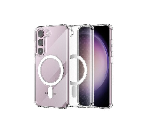 Samsung Galaxy S23 Plus Kılıf Magneticsafe Şeffaf Silikon - Şeffaf Samsung Galaxy S23 Plus Kılıf Magneticsafe Şeffaf Silikon - Şeffaf
