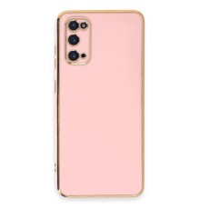 Samsung Galaxy S20 Kılıf Volet Silikon - Pembe