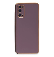 Samsung Galaxy S20 Kılıf Volet Silikon - Mor