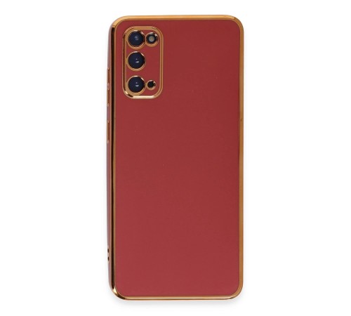 Samsung Galaxy S20 Kılıf Volet Silikon - Kırmızı