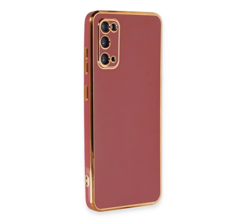 Samsung Galaxy S20 Kılıf Volet Silikon - Kırmızı