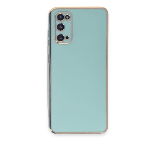 Samsung Galaxy S20 Kılıf Volet Silikon - Açık Yeşil