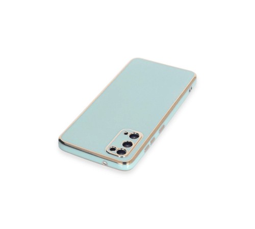 Samsung Galaxy S20 Kılıf Volet Silikon - Açık Yeşil