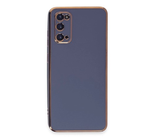 Samsung Galaxy S20 Kılıf Volet Silikon - Mavi
