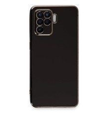 Oppo Reno 5 Lite Kılıf Volet Silikon - Siyah