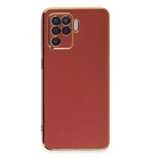 Oppo Reno 5 Lite Kılıf Volet Silikon - Kırmızı