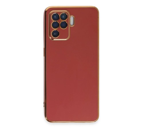 Oppo Reno 5 Lite Kılıf Volet Silikon - Kırmızı Oppo Reno 5 Lite Kılıf Volet Silikon - Kırmızı