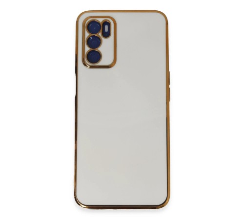 Oppo A16 Kılıf Volet Silikon - Beyaz Oppo A16 Kılıf Volet Silikon - Beyaz