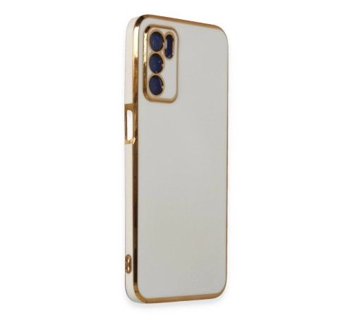 Oppo A16 Kılıf Volet Silikon - Beyaz Oppo A16 Kılıf Volet Silikon - Beyaz