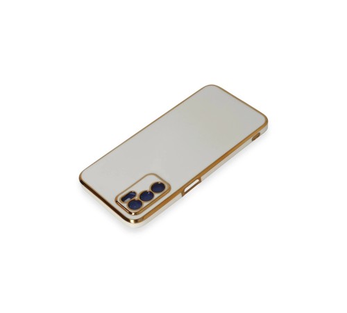 Oppo A16 Kılıf Volet Silikon - Beyaz Oppo A16 Kılıf Volet Silikon - Beyaz