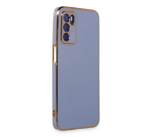 Oppo A16 Kılıf Volet Silikon - Mavi Oppo A16 Kılıf Volet Silikon - Mavi