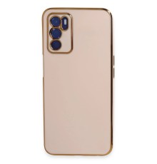Oppo A16 Kılıf Volet Silikon - Pembe