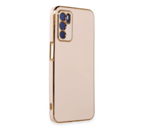 Oppo A16 Kılıf Volet Silikon - Pembe Oppo A16 Kılıf Volet Silikon - Pembe