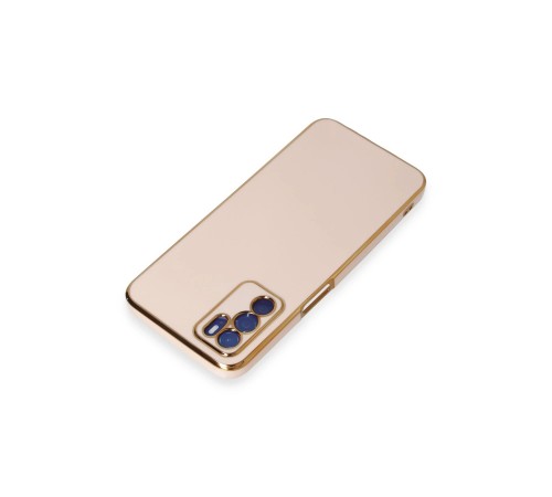 Oppo A16 Kılıf Volet Silikon - Pembe Oppo A16 Kılıf Volet Silikon - Pembe