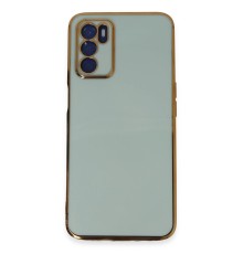 Oppo A16 Kılıf Volet Silikon - Açık Yeşil