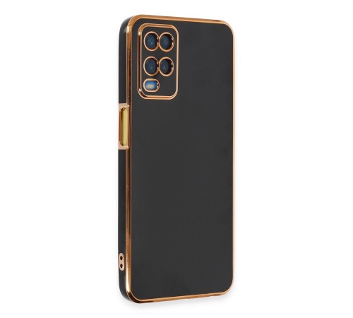 Oppo A54 4G Kılıf Volet Silikon - Siyah Oppo A54 4G Kılıf Volet Silikon - Siyah