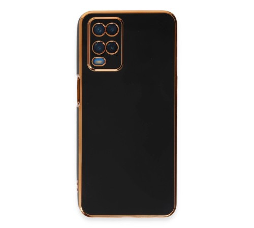 Oppo A54 4G Kılıf Volet Silikon - Siyah Oppo A54 4G Kılıf Volet Silikon - Siyah