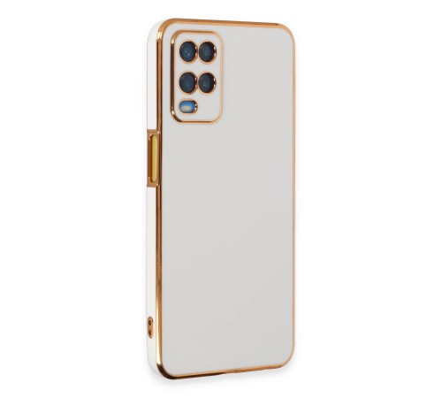 Oppo A54 4G Kılıf Volet Silikon - Beyaz Oppo A54 4G Kılıf Volet Silikon - Beyaz