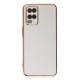 Oppo A54 4G Kılıf Volet Silikon - Beyaz