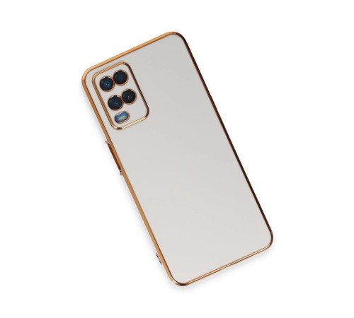Oppo A54 4G Kılıf Volet Silikon - Beyaz Oppo A54 4G Kılıf Volet Silikon - Beyaz