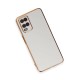 Oppo A54 4G Kılıf Volet Silikon - Beyaz