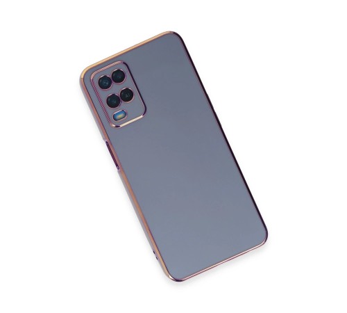 Oppo A54 4G Kılıf Volet Silikon - Mavi Oppo A54 4G Kılıf Volet Silikon - Mavi