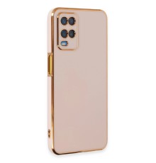 Oppo A54 4G Kılıf Volet Silikon - Pembe