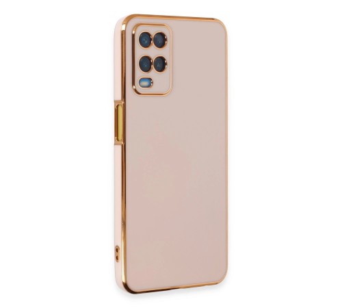 Oppo A54 4G Kılıf Volet Silikon - Pembe Oppo A54 4G Kılıf Volet Silikon - Pembe
