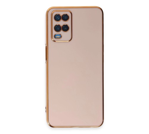 Oppo A54 4G Kılıf Volet Silikon - Pembe Oppo A54 4G Kılıf Volet Silikon - Pembe
