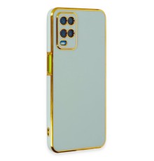 Oppo A54 4G Kılıf Volet Silikon - Açık Yeşil