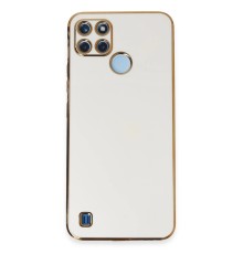 Realme C25Y Kılıf Volet Silikon - Beyaz