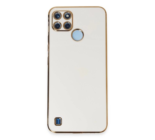 Realme C25Y Kılıf Volet Silikon - Beyaz Realme C25Y Kılıf Volet Silikon - Beyaz