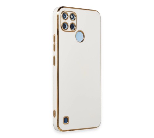 Realme C25Y Kılıf Volet Silikon - Beyaz Realme C25Y Kılıf Volet Silikon - Beyaz