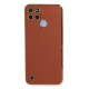 Realme C25Y Kılıf Volet Silikon - Kırmızı