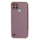 Realme C25Y Kılıf Volet Silikon - Mor