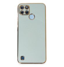Realme C25Y Kılıf Volet Silikon - Açık Yeşil
