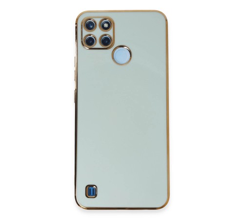 Realme C25Y Kılıf Volet Silikon - Açık Yeşil Realme C25Y Kılıf Volet Silikon - Açık Yeşil