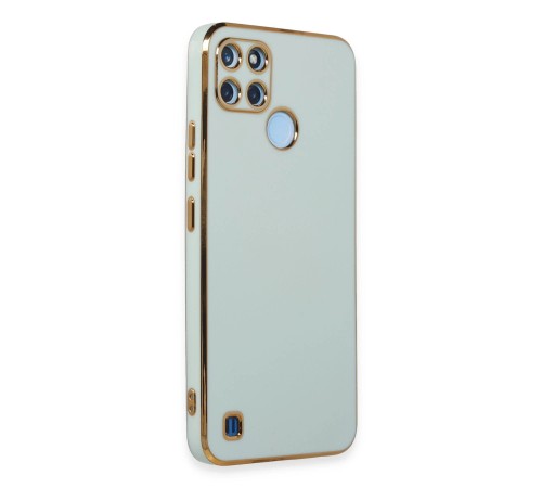 Realme C25Y Kılıf Volet Silikon - Açık Yeşil Realme C25Y Kılıf Volet Silikon - Açık Yeşil