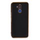 Huawei Mate 20 Lite Kılıf Volet Silikon - Siyah